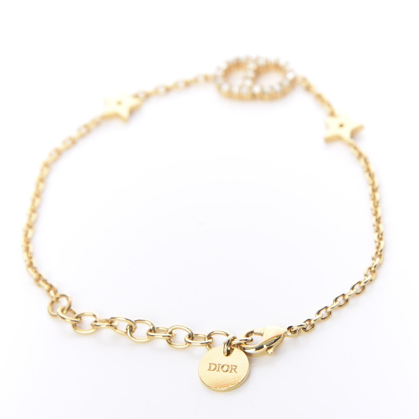 Crystal Star Charms Bracelet Set Gold