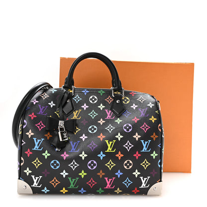 Louis Vuitton LV X TM Monogram Multicolor Speedy Soft 30 Black 10 of 10