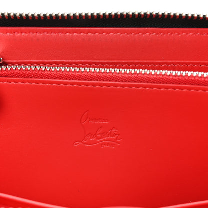 Christian Louboutin Calfskin Mexiloubi Panettone Zip Around Wallet Nuit 6 of 7