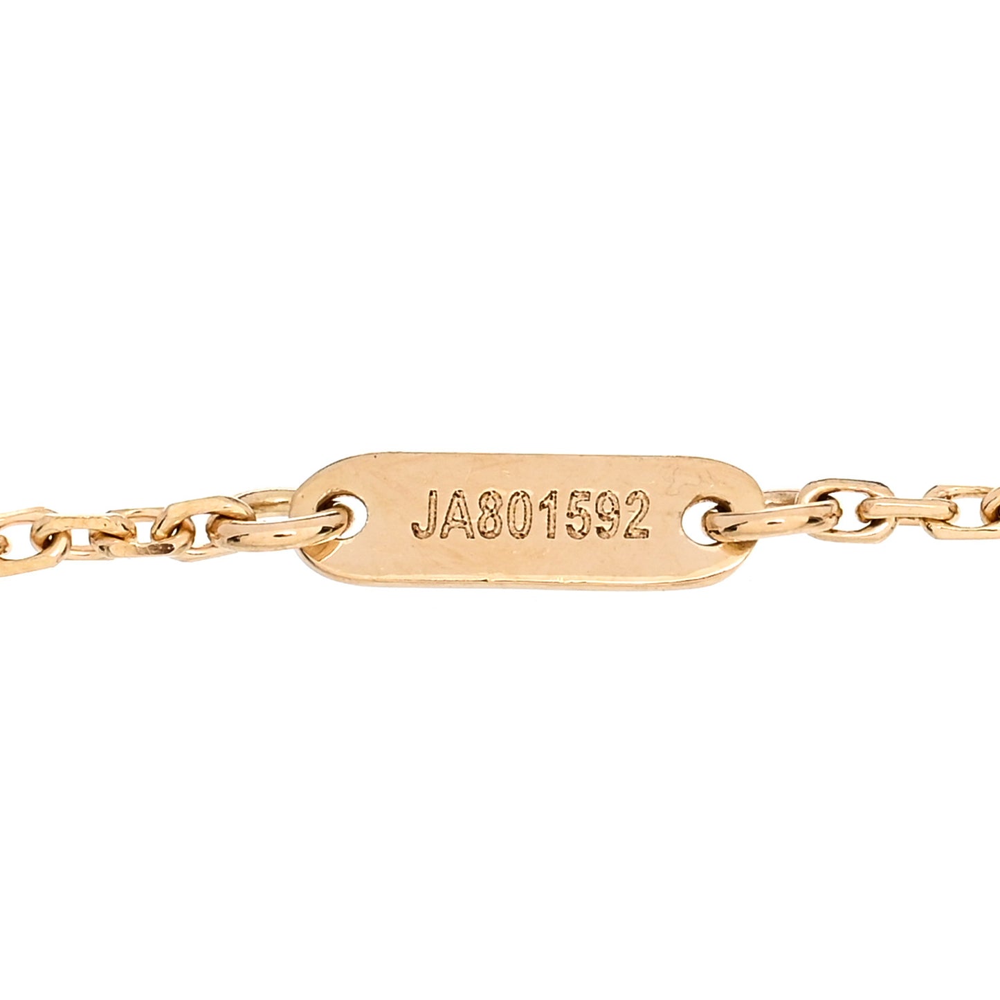 18K Yellow Gold Mother of Pearl Sweet Alhambra Bracelet
