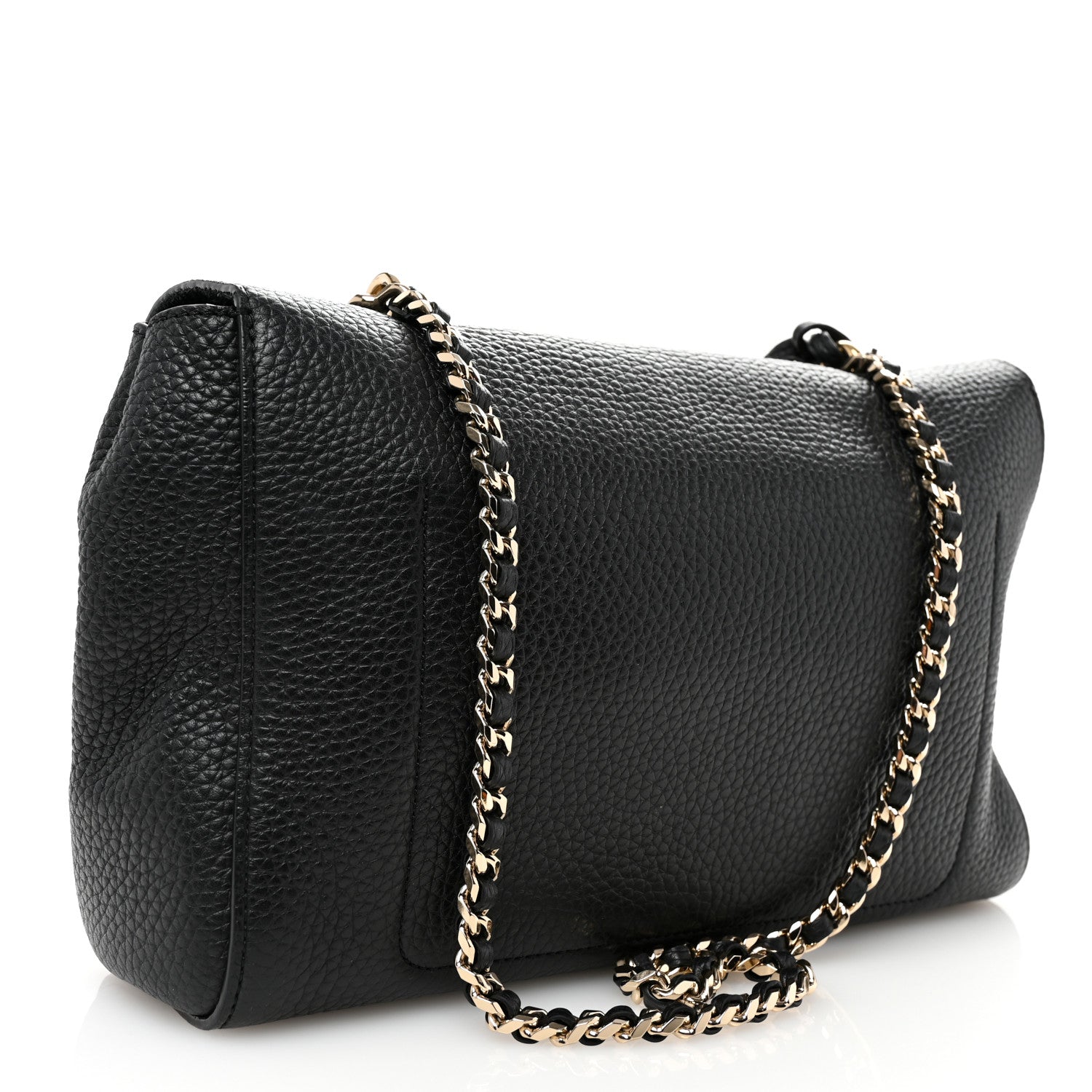 Mulberry Small Classic Grain Calfskin Medium Lily Black 3 of 9