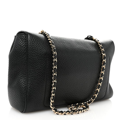 Mulberry Small Classic Grain Calfskin Medium Lily Black 3 of 9