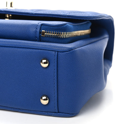 Chanel Caviar Quilted Medium Business Affinity Flap Dark Blue 9 of 9