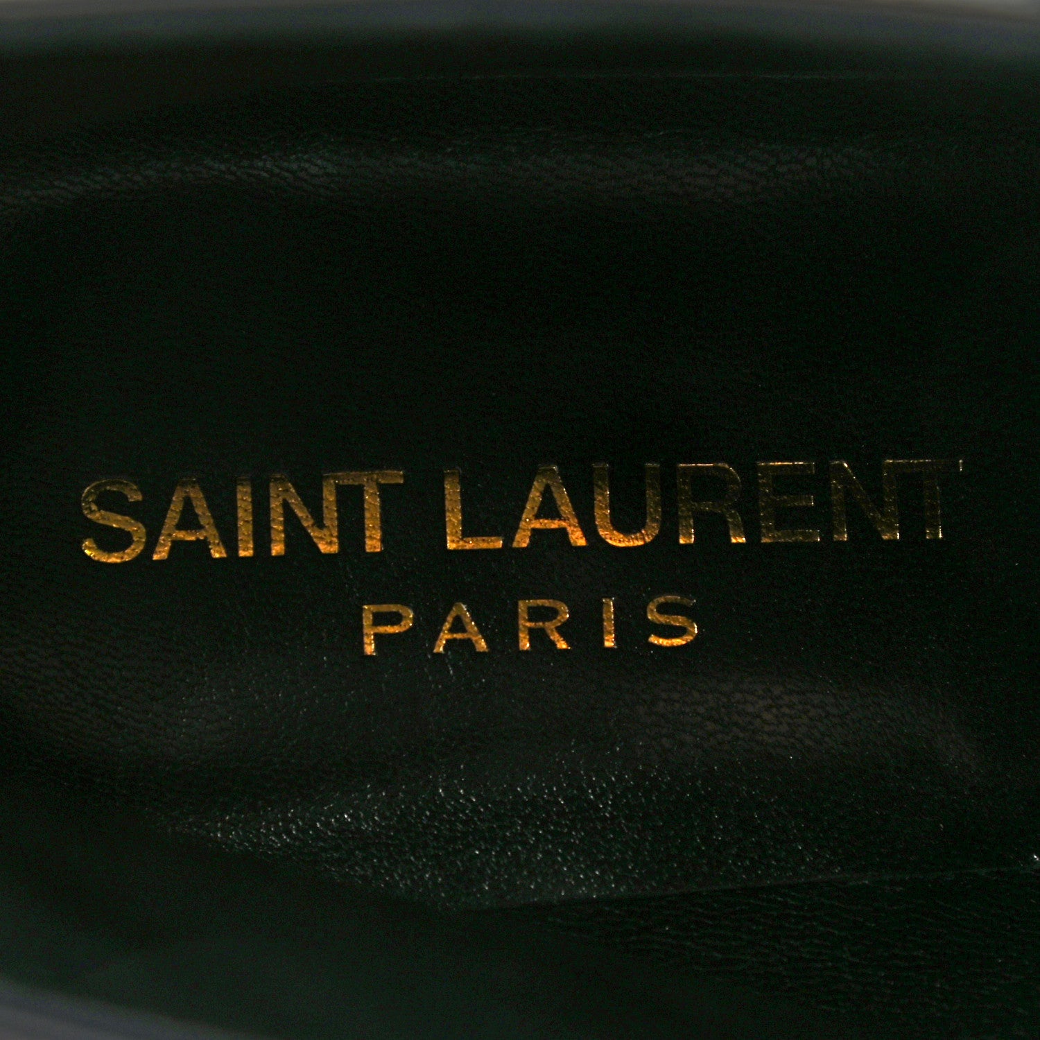 Saint Laurent Patent Calfskin Cat 50 Laced Boots 37.5 Black 6 of 7