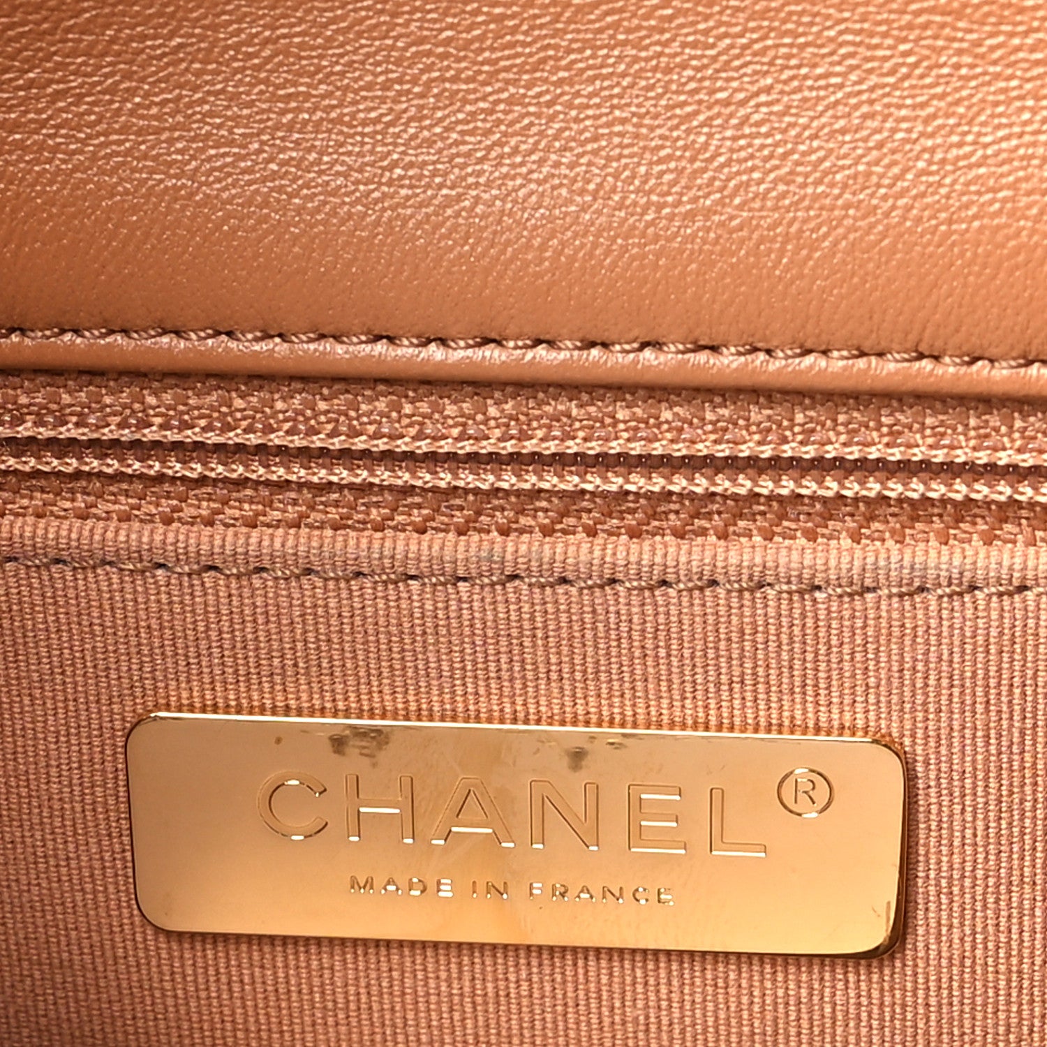 Chanel Lambskin Quilted Medium Chanel 19 Flap Brown 6 of 10