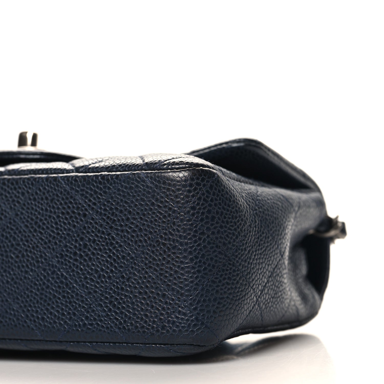 Chanel Caviar Quilted Mini Rectangular Flap Navy 10 of 10