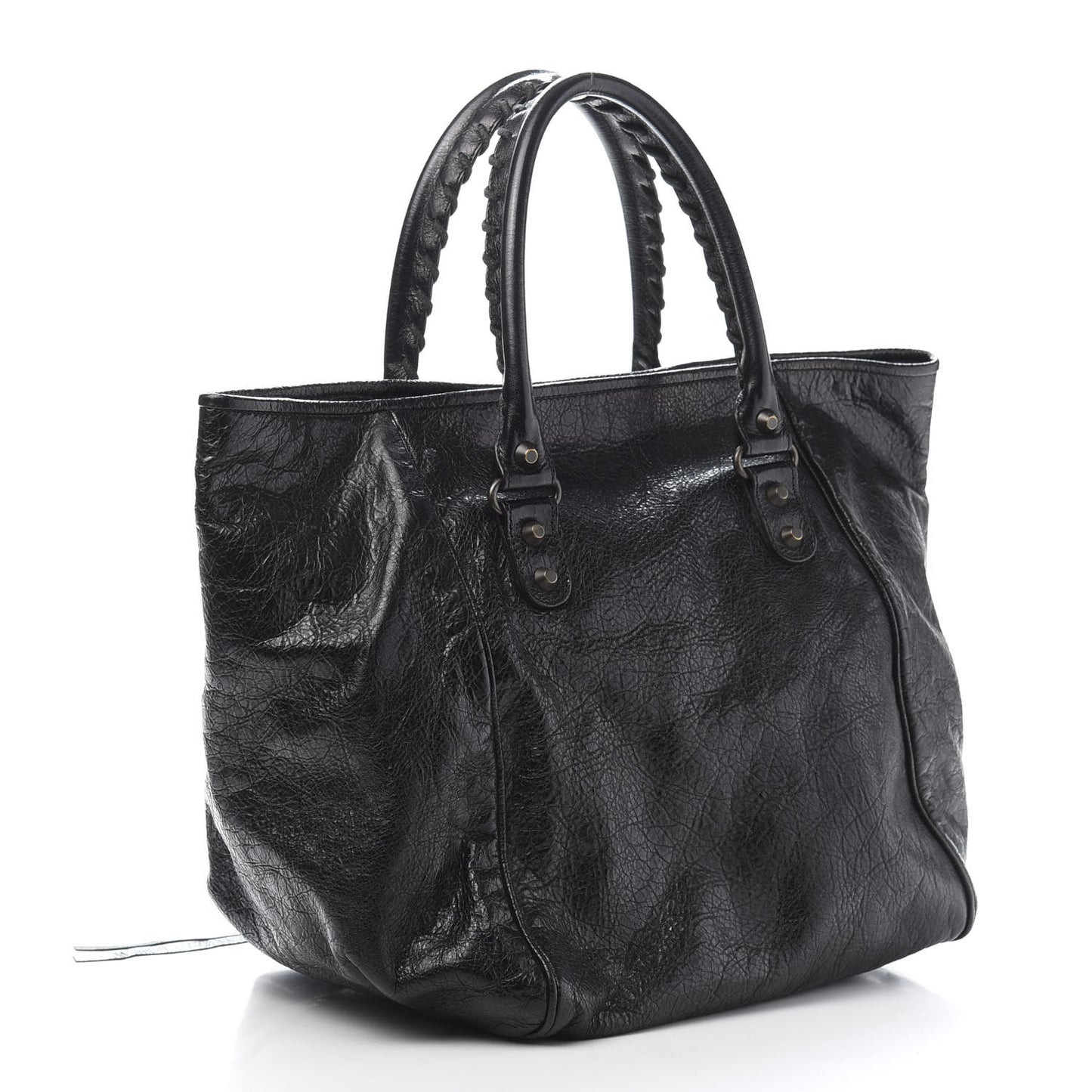 Agneau Classic Hardware S Sunday Tote Black