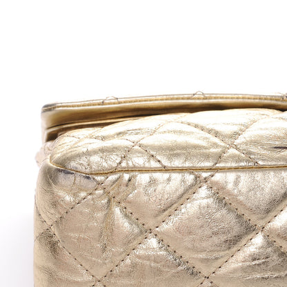 Chanel Metallic Aged Calfskin Quilted 2.55 Reissue 228 Flap Light Gold 10 of 19