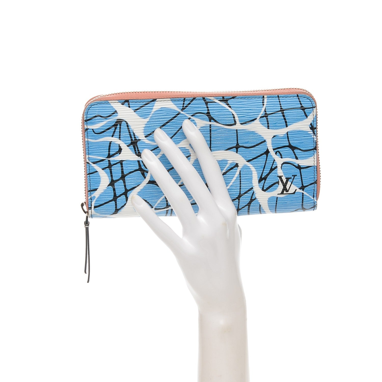 Louis Vuitton Epi Zippy Wallet Aqua 2 of 6