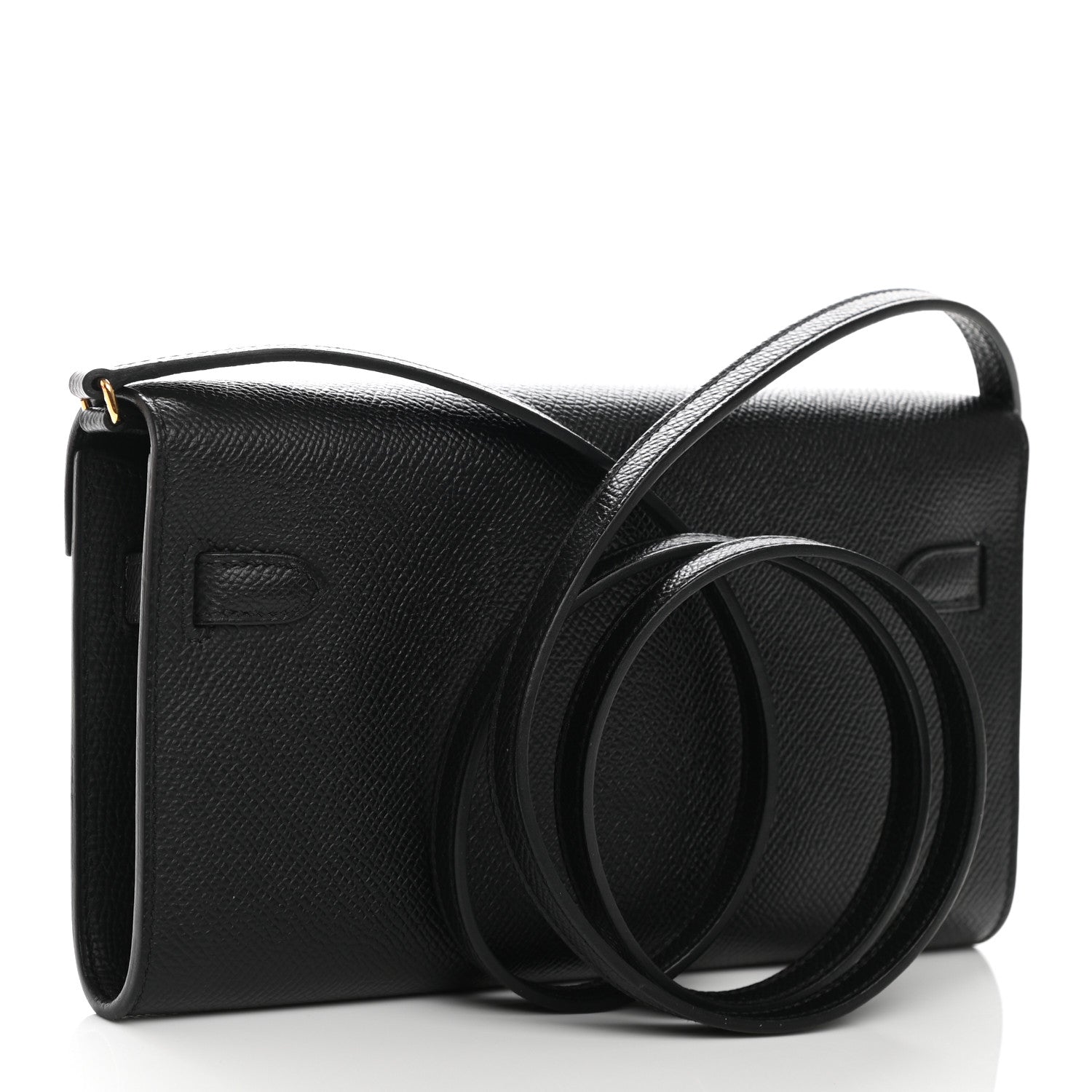 Hermes Epsom Kelly Wallet To Go Black 3 of 9