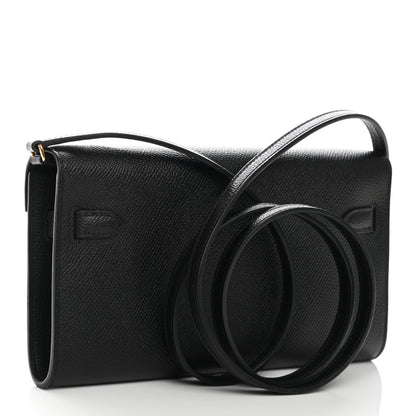 Hermes Epsom Kelly Wallet To Go Black 3 of 9