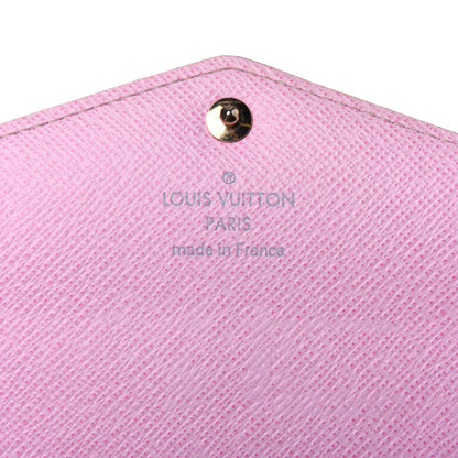 Louis Vuitton Monogram Multicolor Sarah Wallet NM White Litchi 6 of 13