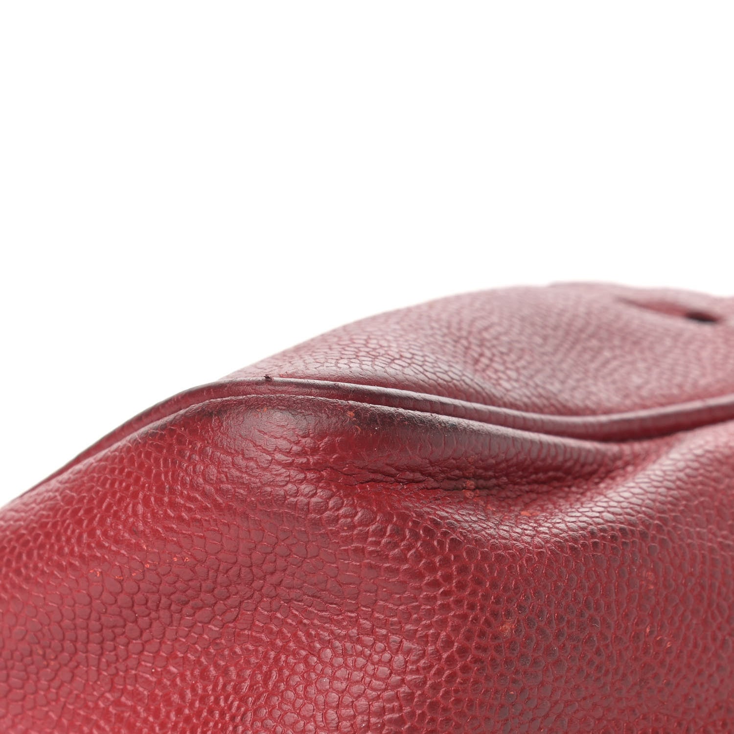 Chanel Caviar Perforated CC Tote Red 8 of 16