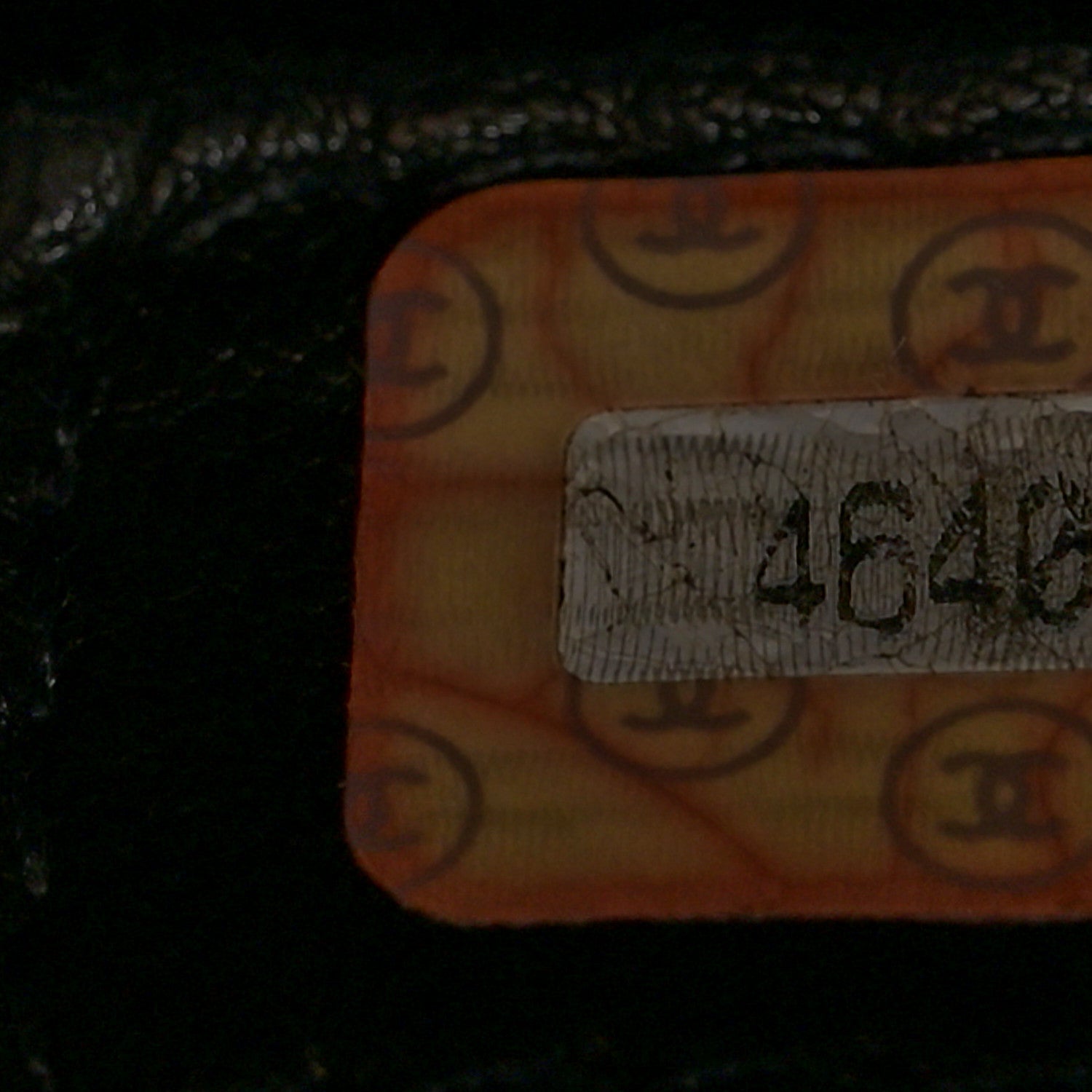 Chanel Caviar Logo Drawstring Bucket Bag Black 8 of 11