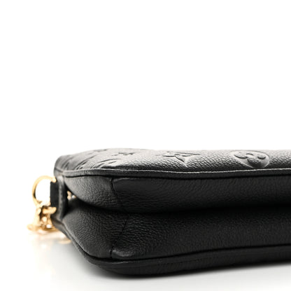 Louis Vuitton Empreinte Monogram Liv Pochette Black 9 of 11