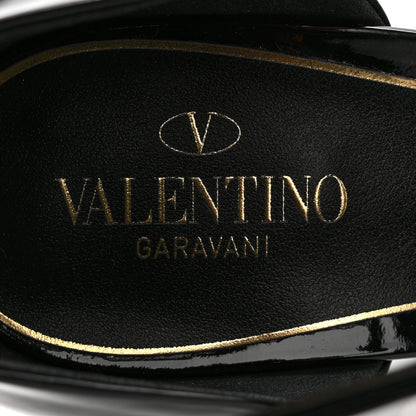 Valentino Garavani Patent DiscoBox 80/180mm Platform Pumps 40.5 Black 6 of 10