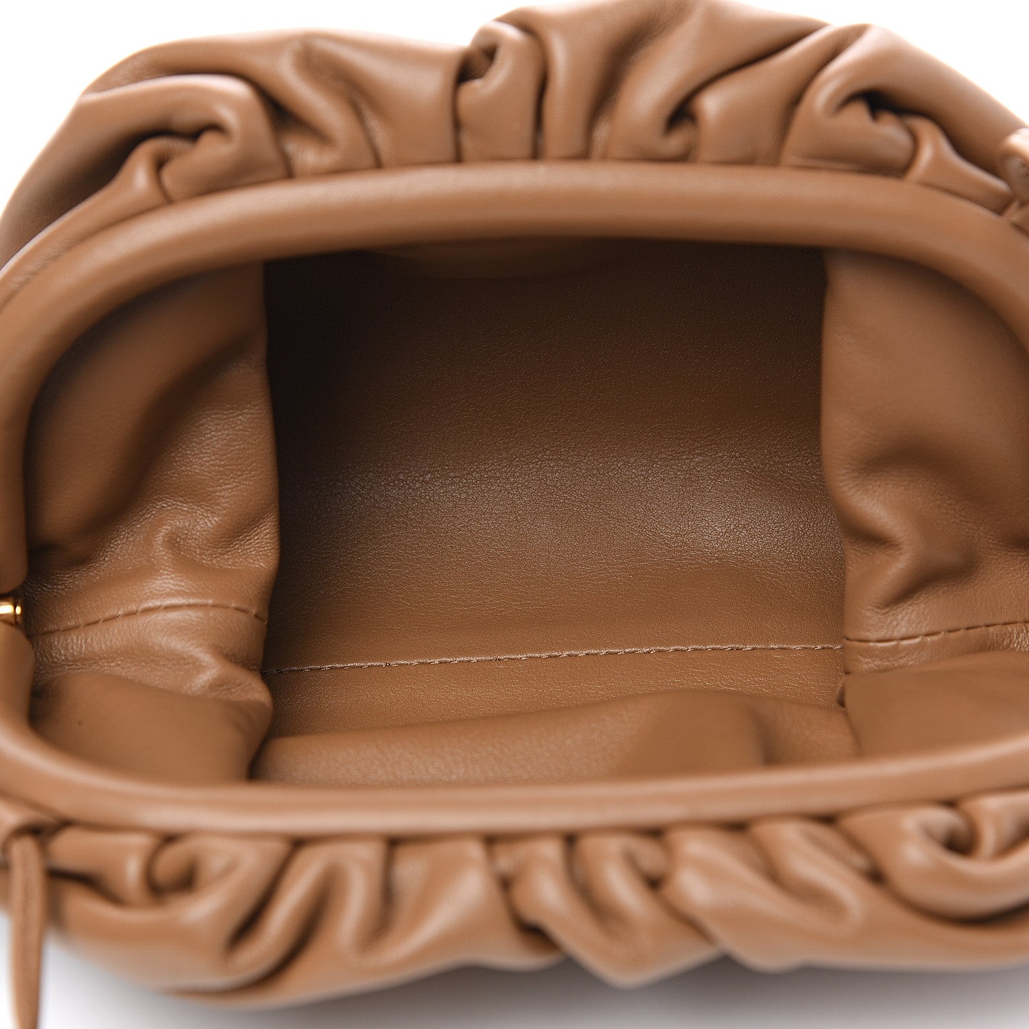 Bottega Veneta Butter Calfskin The Mini Pouch Cammello 4 of 8