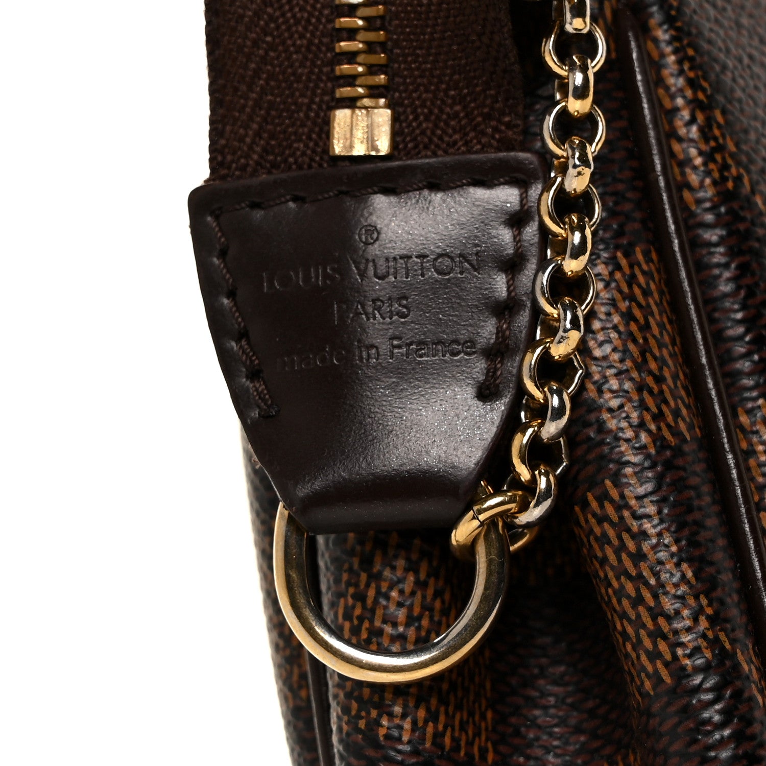 Louis Vuitton Damier Ebene Eva Clutch 6 of 8
