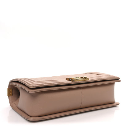 Chanel Caviar Quilted New Medium Boy Flap Beige 4 of 10
