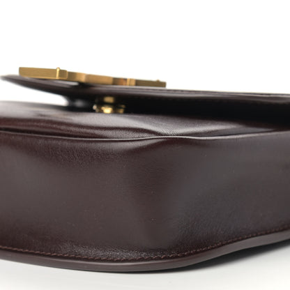 Saint Laurent Calfskin Monogram Woven Small Kaia Satchel Burnt Brown 9 of 14