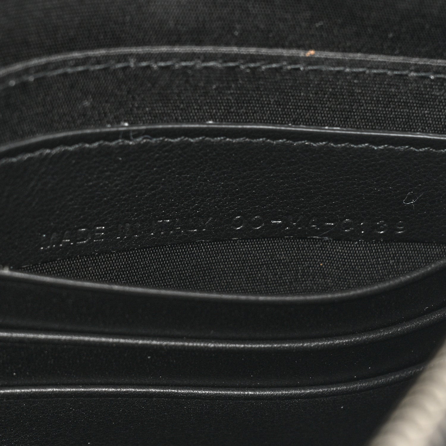 Christian Dior x Sorayama Calfskin Zipped Pouch Black 7 of 11