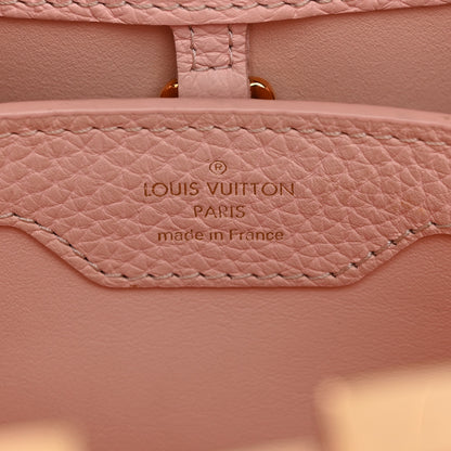 Louis Vuitton Taurillon Capucines BB Cream Beige Pearly Pink 6 of 10