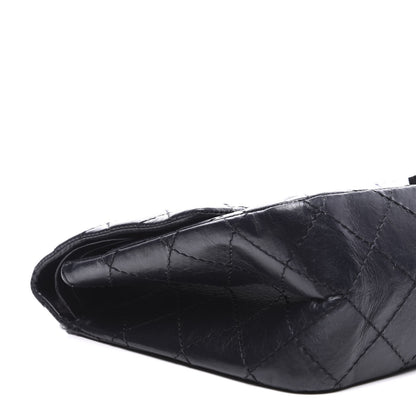 Chanel Aged Calfskin Quilted 2.55 Reissue 226 Flap Navy Blue 7 of 10
