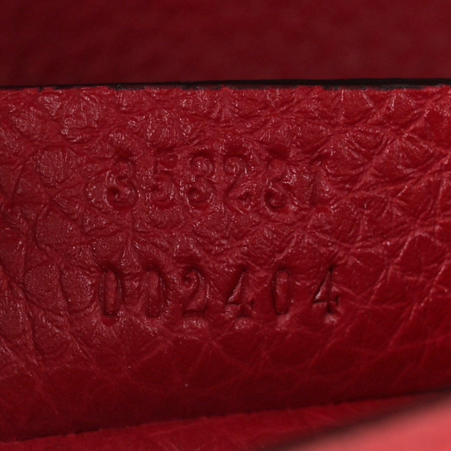 Gucci Grained Calfskin Large Bright Bit Flap Bag Red 8 of 13