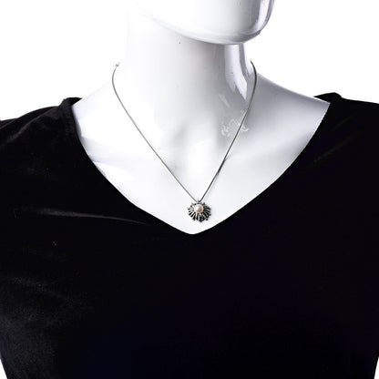 David Yurman Sterling Silver Pearl 18mm Starburst Pendant Necklace 2 of 5