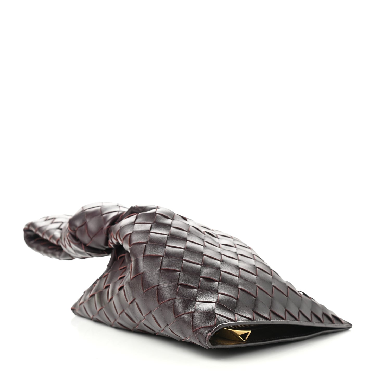 Nappa Intrecciato Mini BV Twist Grape