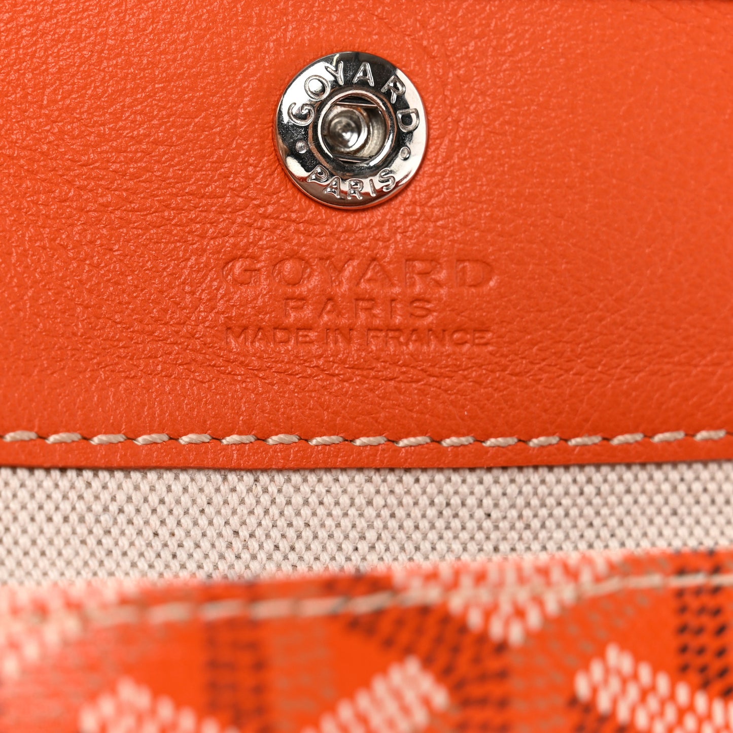 Goyardine Mini Anjou Pouch Orange