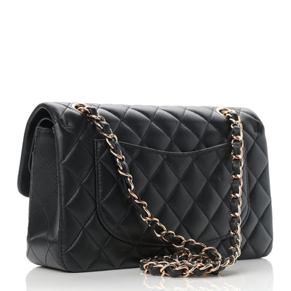 Chanel Lambskin Quilted Small Double Flap Black 3 of 13