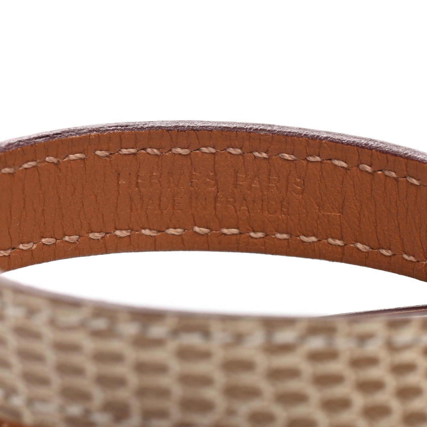 Hermes Lizard Rivale Double Tour Bracelet XS Ombre 4 of 5