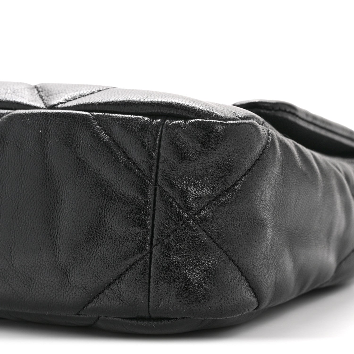Chanel Goatskin Quilted Medium Chanel 19 Flap Black 10 of 14