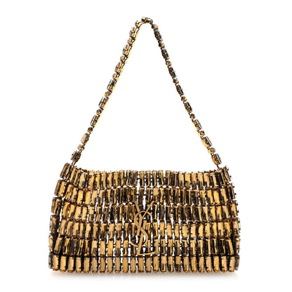 Saint Laurent Crystal Embellished Minaudiere Small Bag Bronze 1 of 10