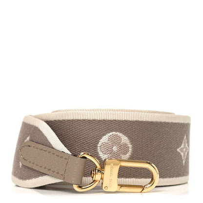 Louis Vuitton Jacquard Diane Shoulder Strap Tourterelle Creme 1 of 3