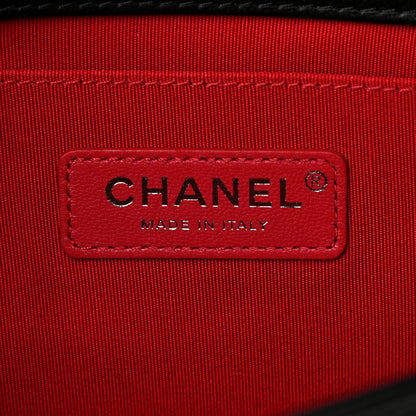 Chanel Lambskin Tweed Logo Embroidered Medium Boy Flap White Red Black 6 of 13