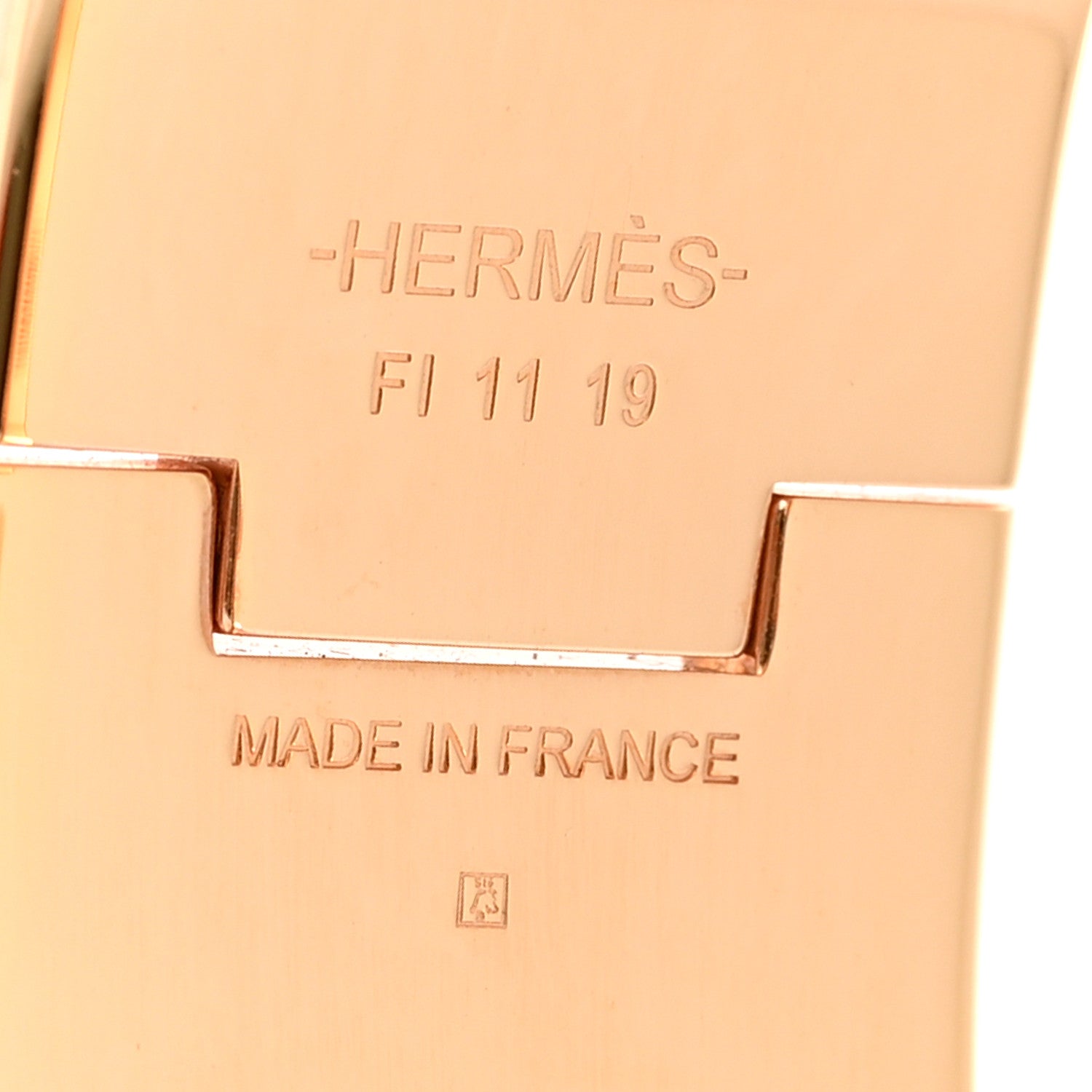 Hermes Enamel Wide Clic Clac H Bracelet GM Rose Dragee 4 of 7