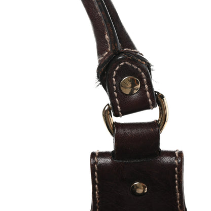 Gucci Monogram Studded Pelham Tote Dark Brown 10 of 14
