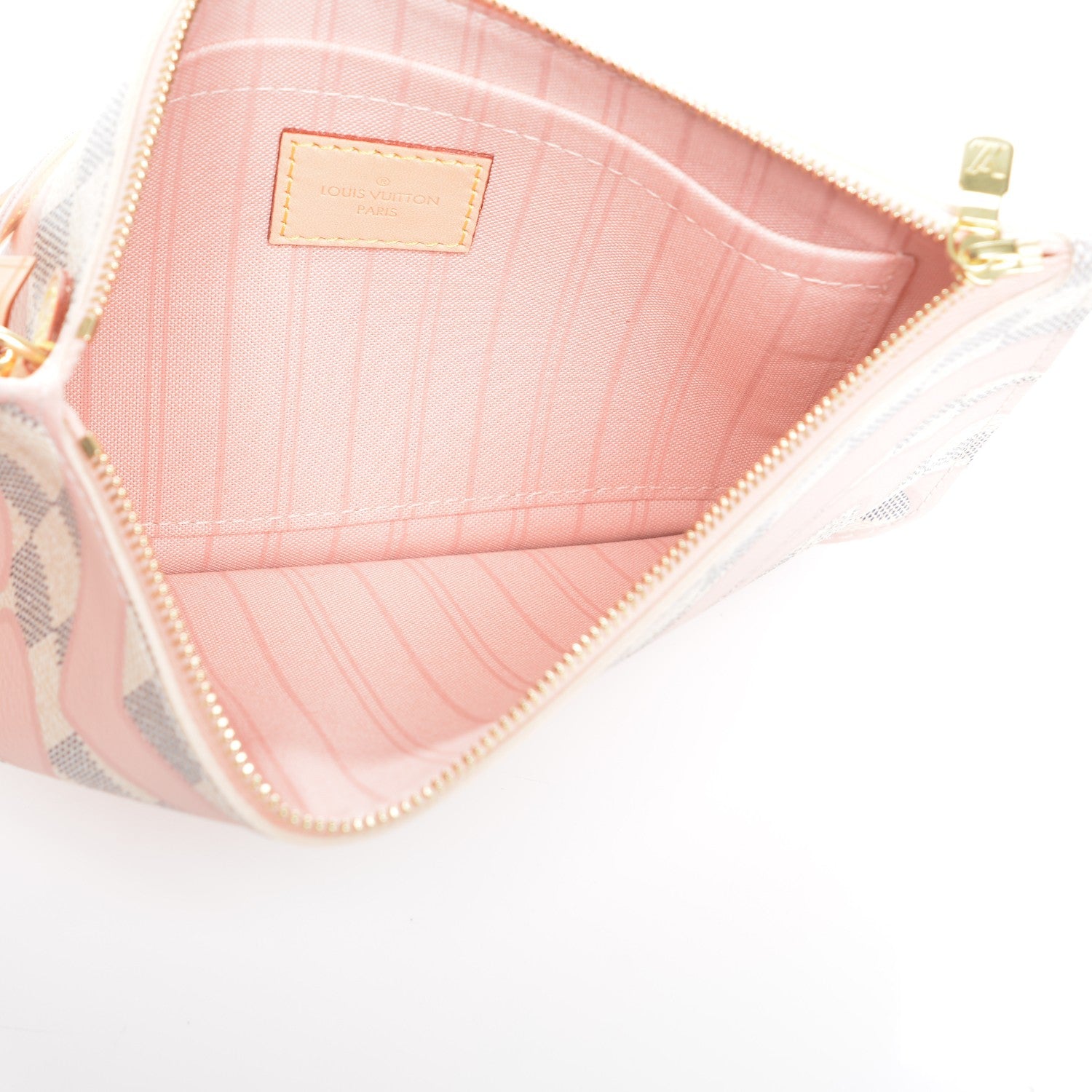 Louis Vuitton Damier Azur Tahitienne Neverfull MM GM Pochette 5 of 7