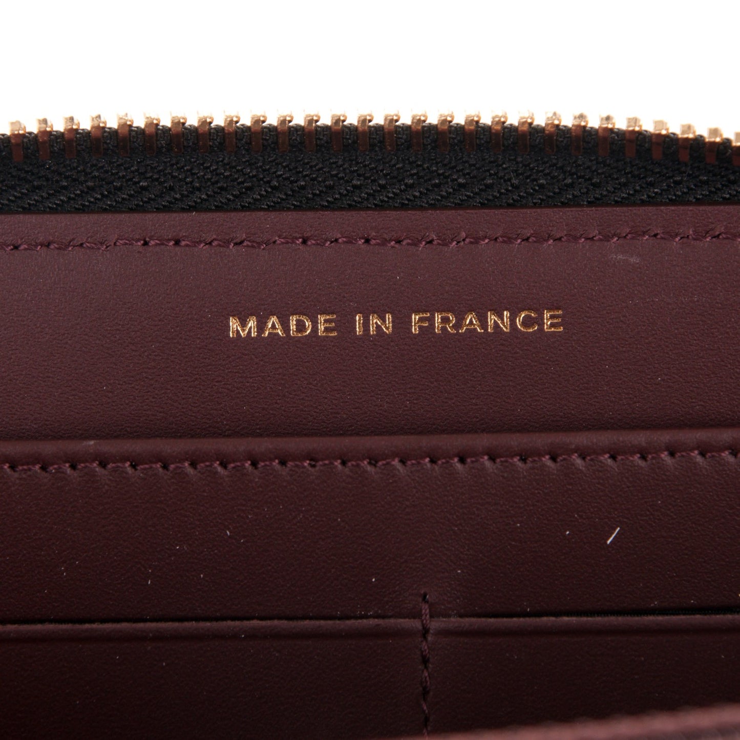 Caviar Quilted Large Gusset Zip Around Wallet Black