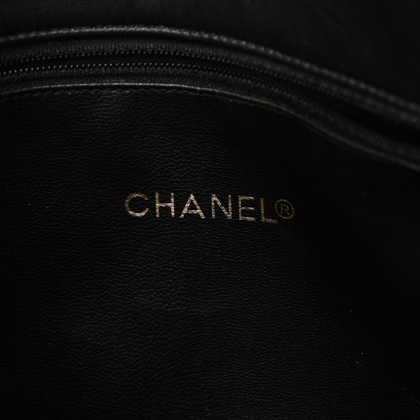 Lambskin Shopping Tote Black