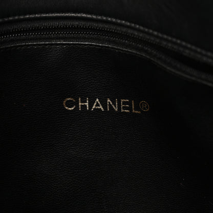 Chanel Lambskin Shopping Tote Black 6 of 12