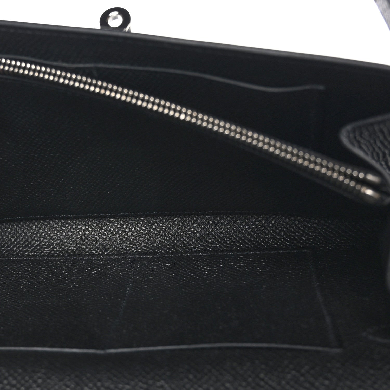 Hermes Epsom Kelly Wallet To Go Black 5 of 12