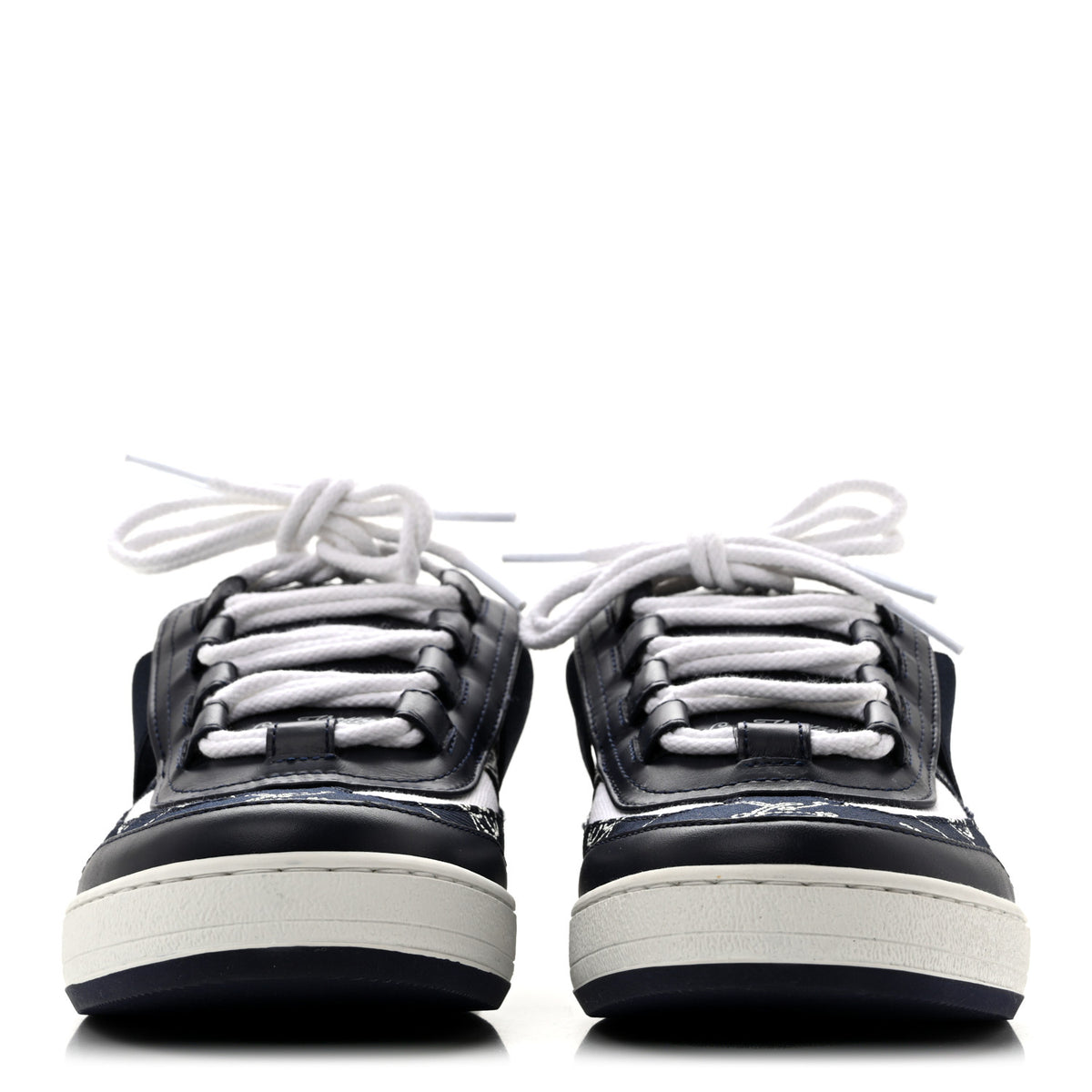 Louis Vuitton Canvas Monogram Lous Open Back Sneaker 38 Navy Blue 3 of 12