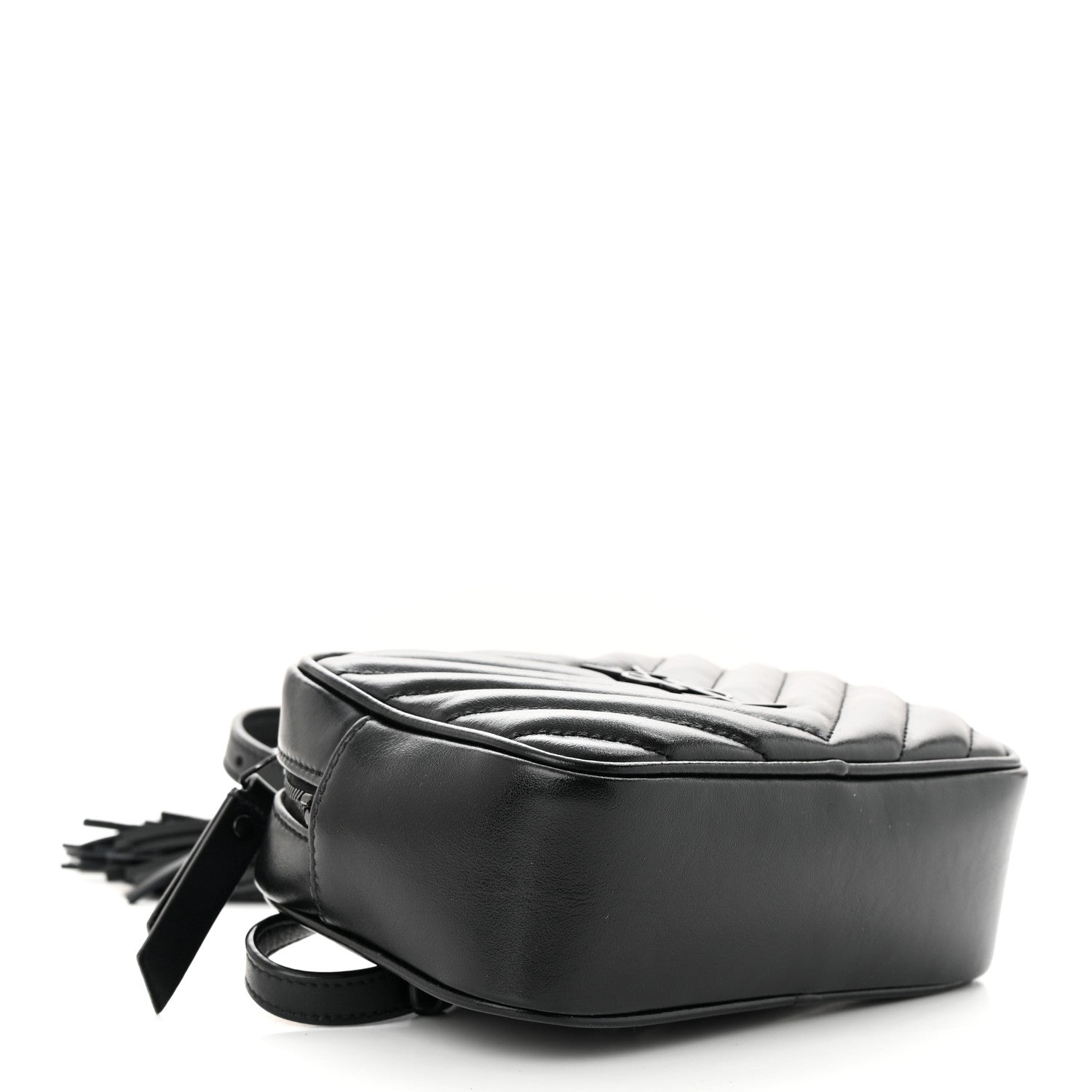 Saint Laurent Calfskin Matelasse Monogram Lou Belt Bag Black 4 of 11