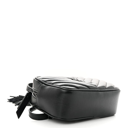 Saint Laurent Calfskin Matelasse Monogram Lou Belt Bag Black 4 of 11