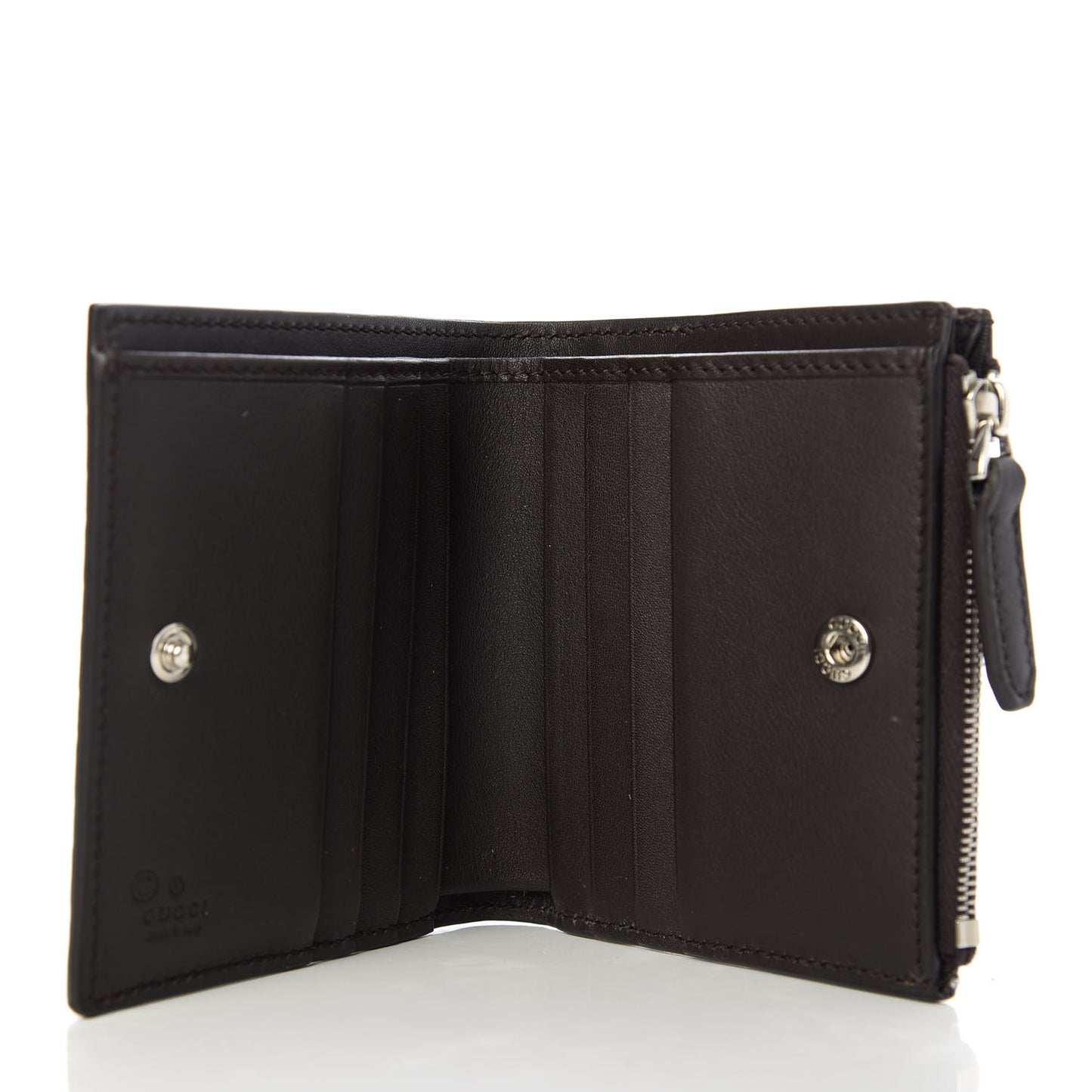 Microguccissima Snap Bi-Fold Wallet Testa di Moro