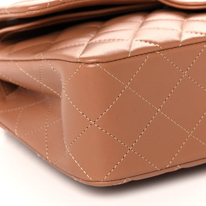 Chanel Lambskin Quilted Small Double Flap Brown 9 of 12