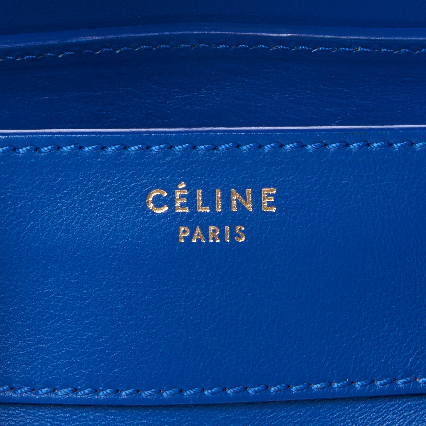 Smooth Calfskin Mini Luggage Royal Blue